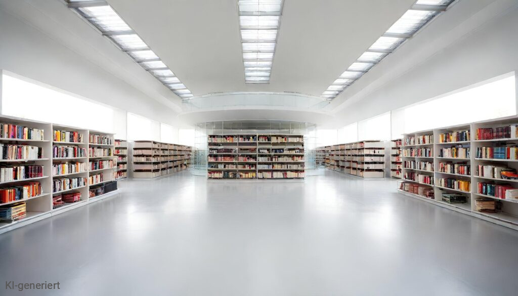 Eine Bibliothek. ChatGPT basiert auf Trainingsdaten, also auf Wissen.